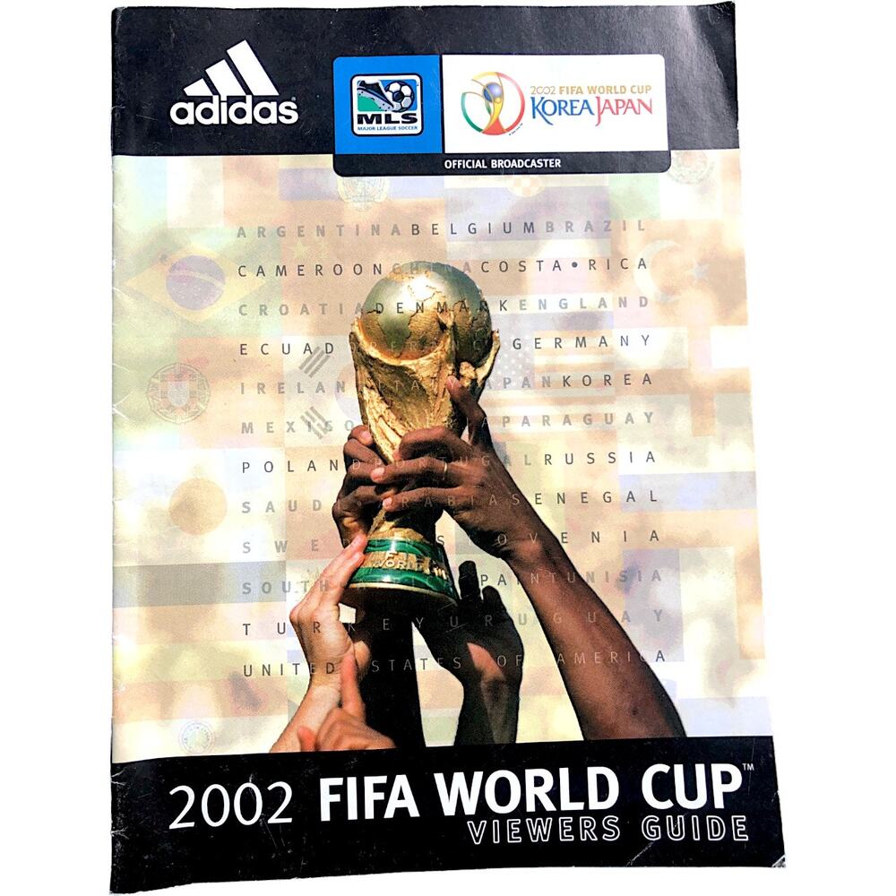 2002 Fifa World Cup Korea Japan Viewers Guide USA Adidas